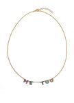Gold Plated Silver Me Too  Necklace