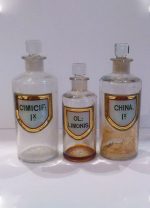 Victorian Pharmacy Bottles from the 1880s / 160e each