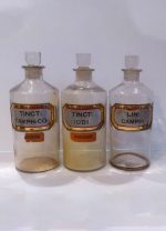 Victorian Pharmacy Bottles from the 1880s