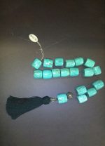 Worry bead with haolite and handmade silver 925