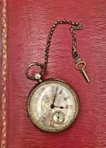 Ασημένιο Βικτωριανό Ρολόι Τσέπης, Λονδίνο 1884