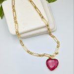 Αλυσίδα με αχατη καρδια