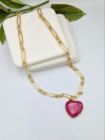 Αλυσίδα με αχατη καρδια