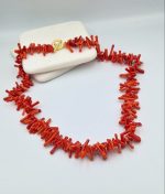 Double coral necklace. - Image 3