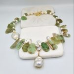 Χρυσοπρ'ασιος και μαργαριτάρια γλυκού νερού.