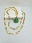 Βούδας jade και επιχρυση αλυσίδα - 95 ευρω