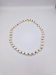 Pearl and agate necklace